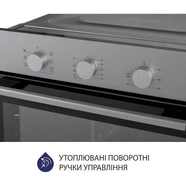 Духова шафа Minola EO 675 Сіра - фото 5