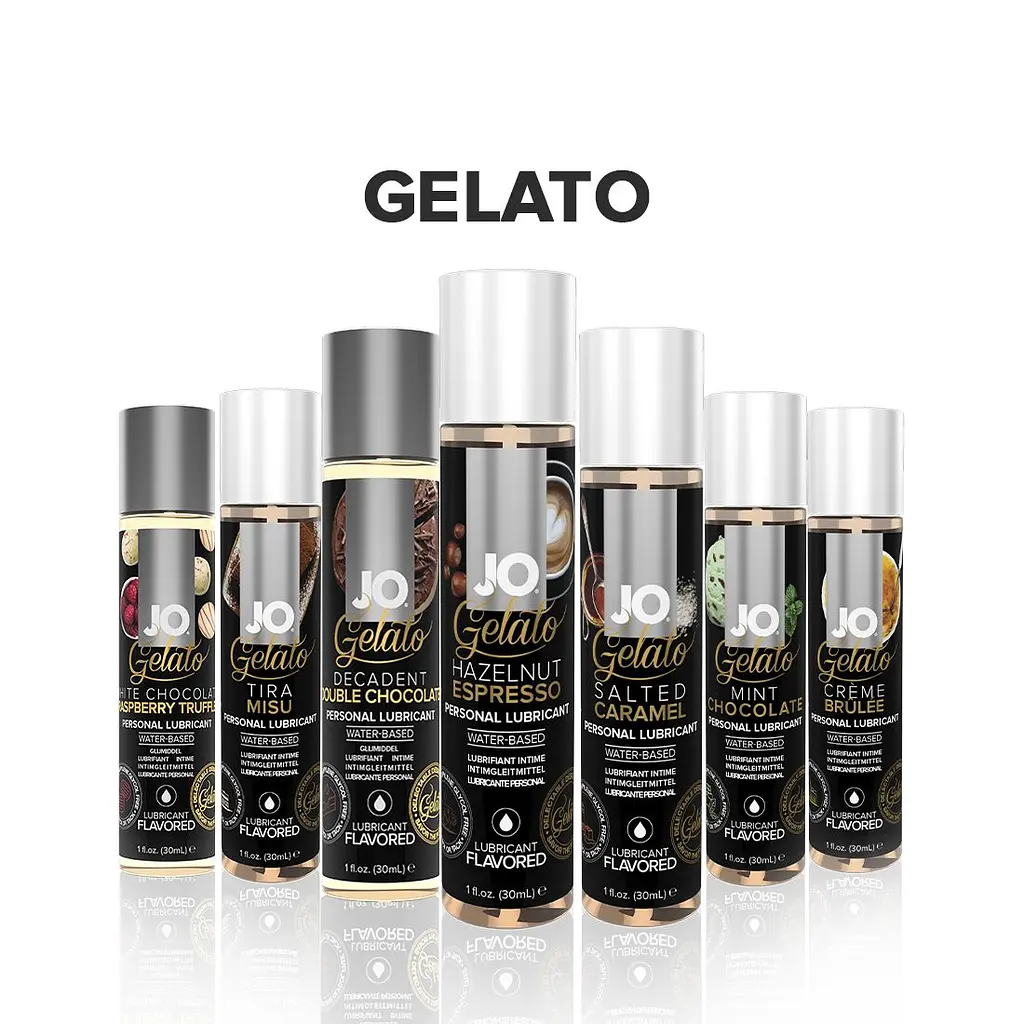 Змазка на водній основі JO GELATO Hazelnut Espresso (30 мл) без цукру, парабенів та пропіленгліколю - фото 5