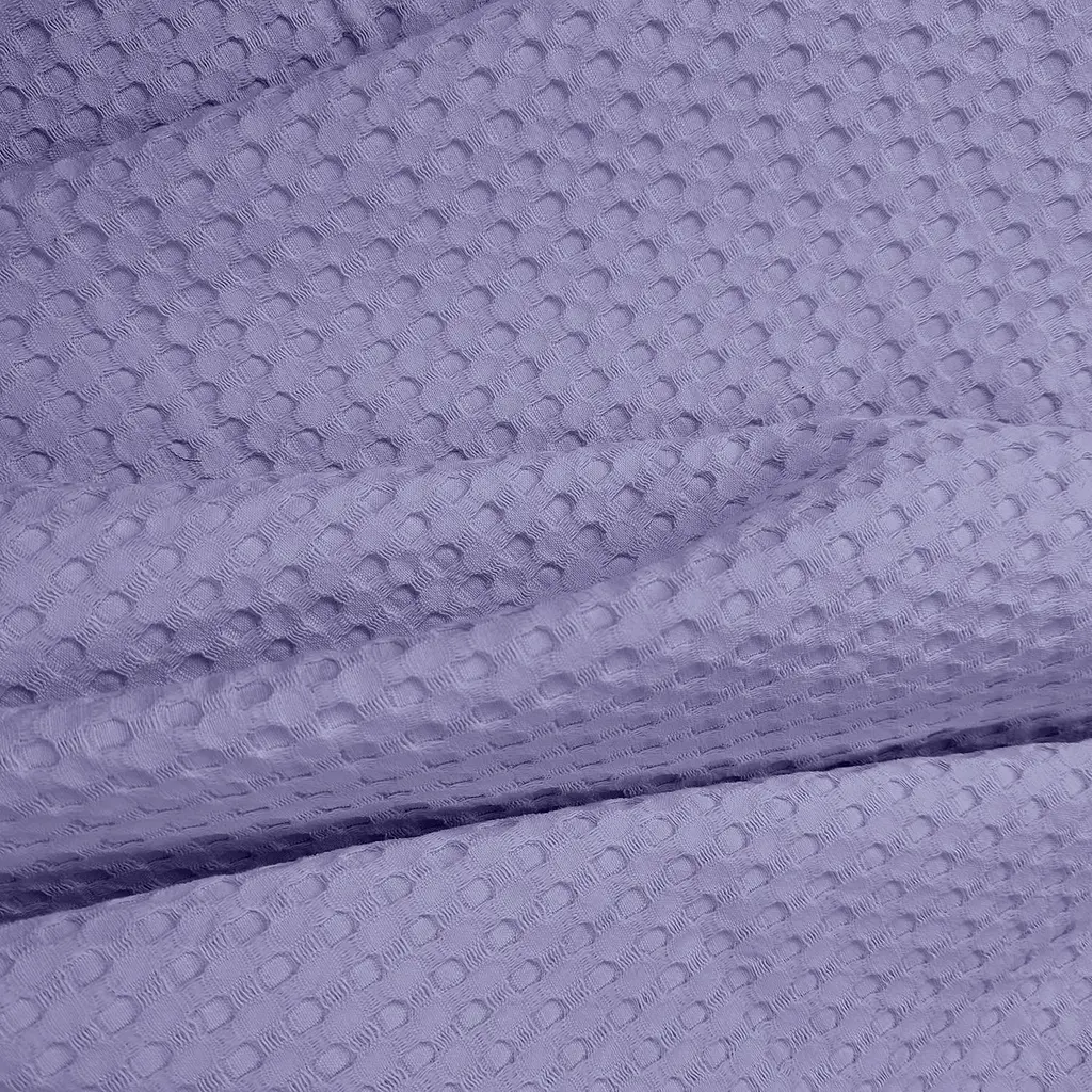 Плед покривало Cosas Lavander Waffle Weave 240х260 см (Blanket_25Lavander_WaffleWeave_240x260) - фото 4