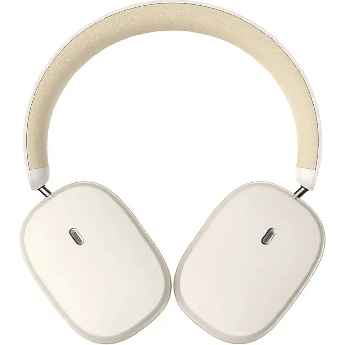 Навушники Baseus Bluetooth Bowie H1 Noise - Cancelling Wireless Headphones Rice бежеві - фото 3