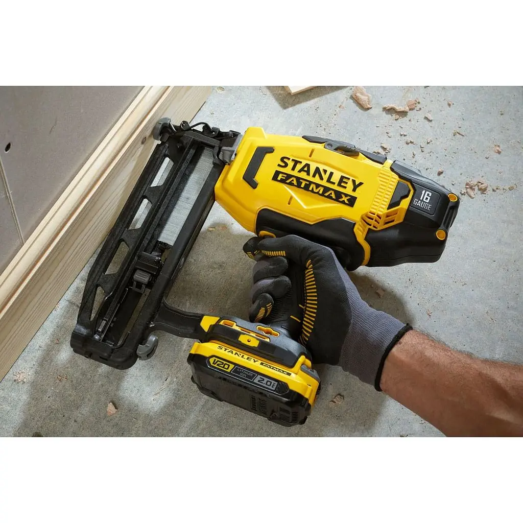 Гвоздозабивной пистолет Stanley Fatmax V20, 2 аккумулятора по 2Ач (SFMCN616D2K-QW) - фото 7