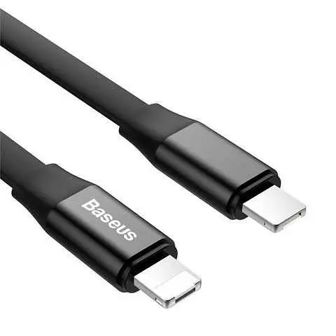 Кабель Baseus Nimble Micro to Lightning 0.23 м черный (CALMBJ-01) - фото 3