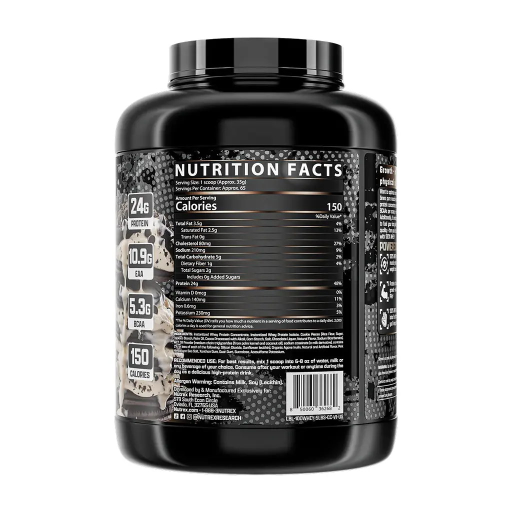 Сироватковий протеїн 100% Whey Protein — 2265 г Vanilla - фото 2
