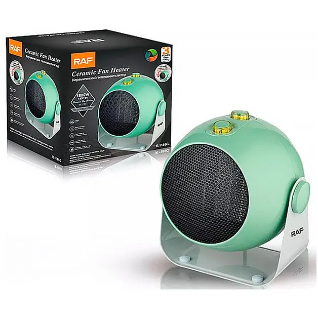 Тепловентилятор RAF R1186G керамічний швидкий нагрів повітря (24398-R1186G_1050) - фото 2