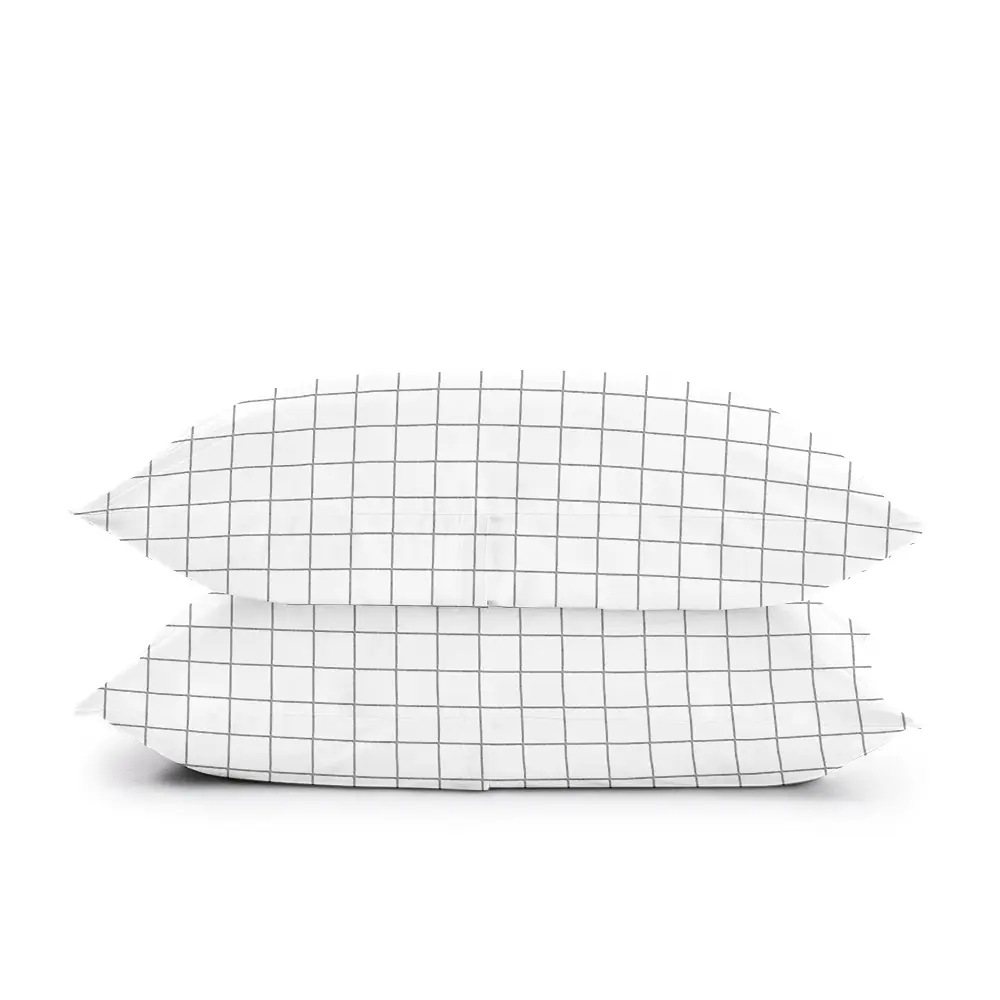 Набір наволочок Cosas Cell 40х60 см білий (SetPillow_CellGreyWhite_40x60) - фото 2