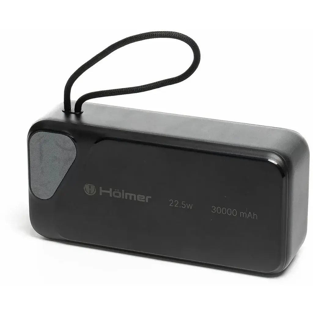 Батарея універсальна Hölmer NRG-02 Cheetah 30000mAh 22.5W Black (NRG-02 Cheetah) - фото 2