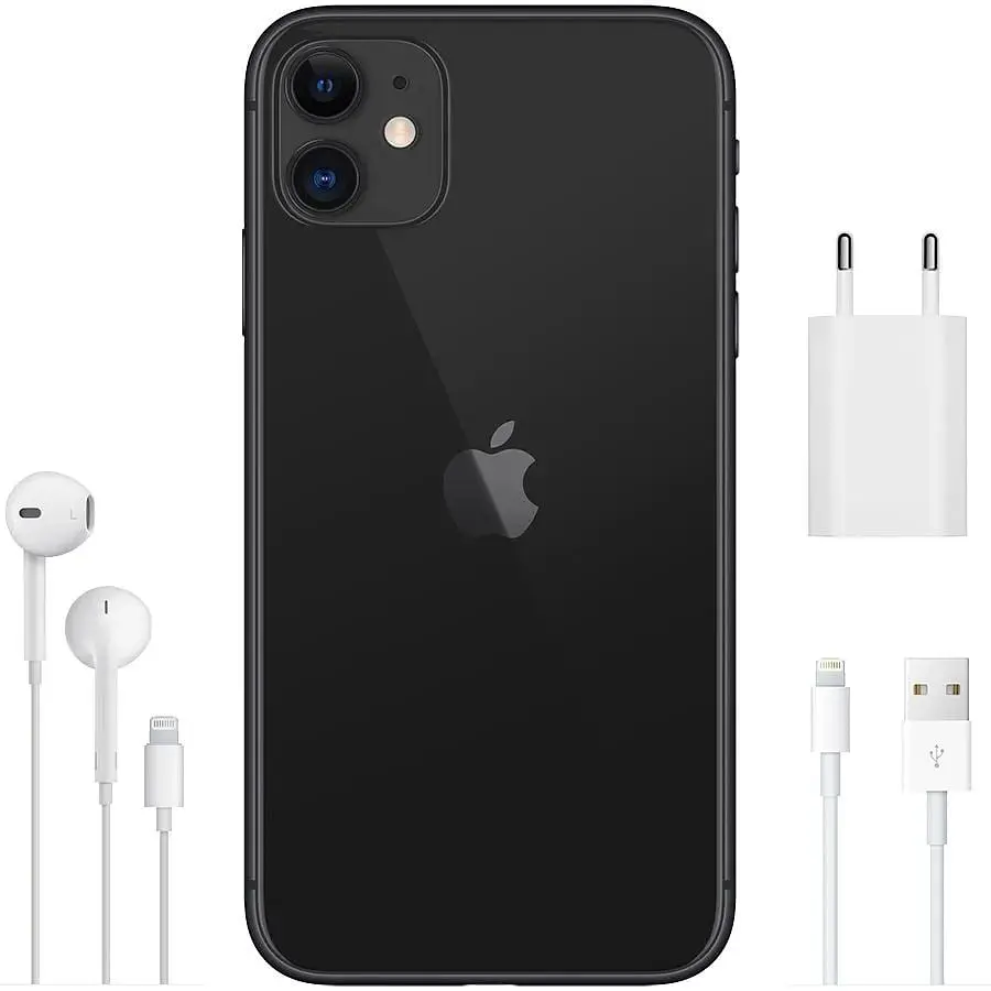 Смартфон iPhone 11 64GB Model A2221 Grade C Seller Refurbished Black - фото 6