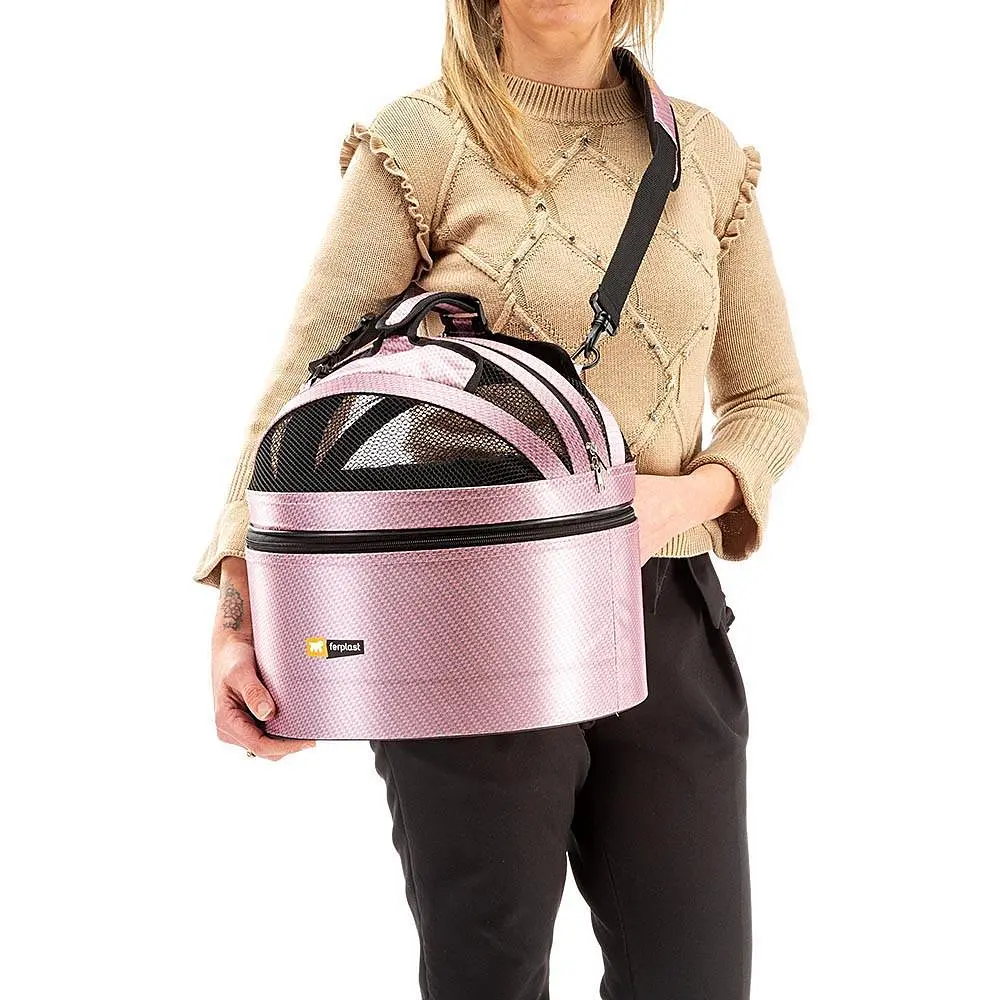 Стильная сумка переноска Сocotte Ferplast для кошек и собак 35 х 34 см (FR85742516) - фото 3