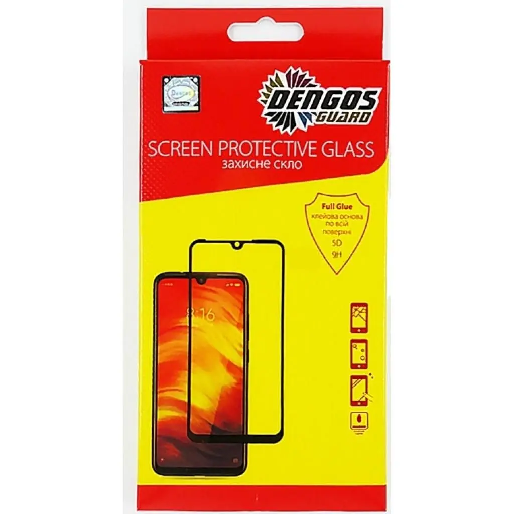 Скло захисне Dengos Full Glue Xiaomi Mi 9 Lite (TGFG-87)