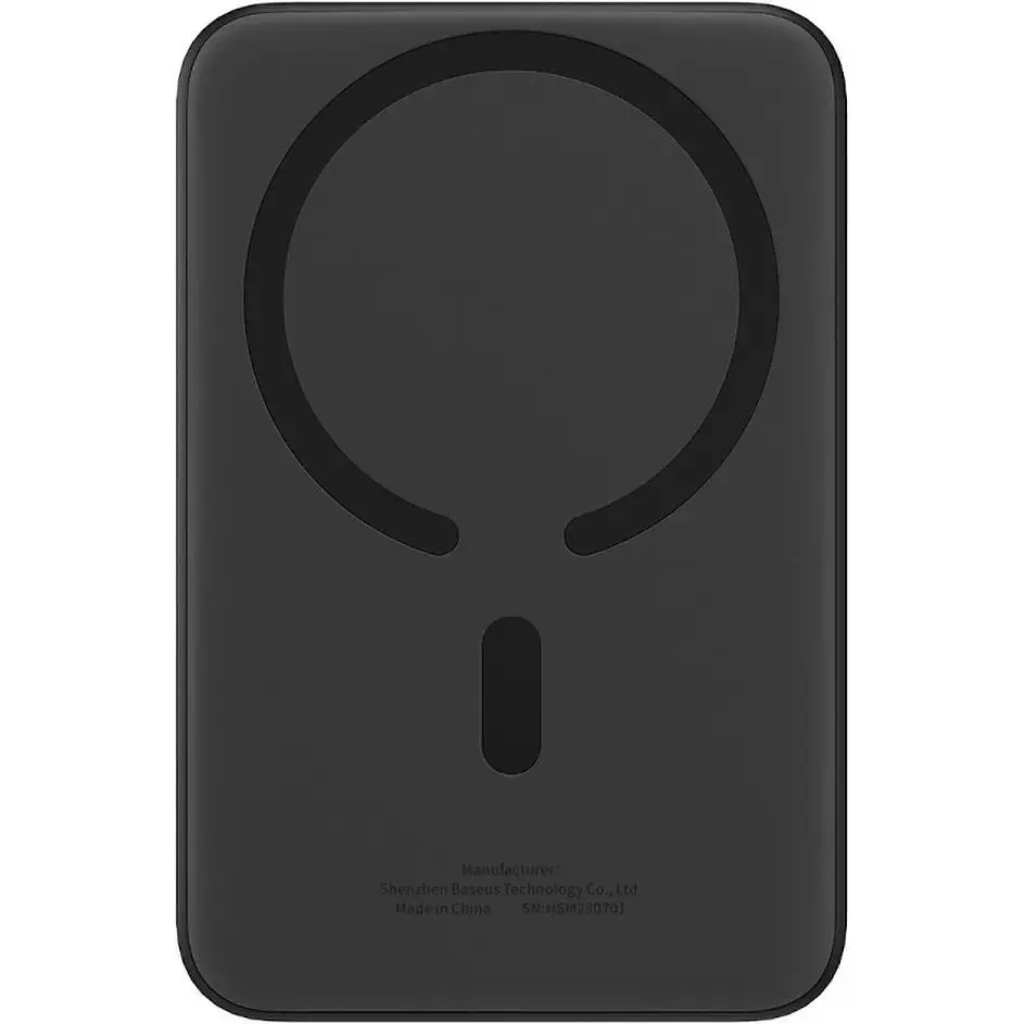 Портативный аккумулятор Baseus Magnetic Mini Air Wireless 20W 10000mAh black (P10059001113-00) - фото 2