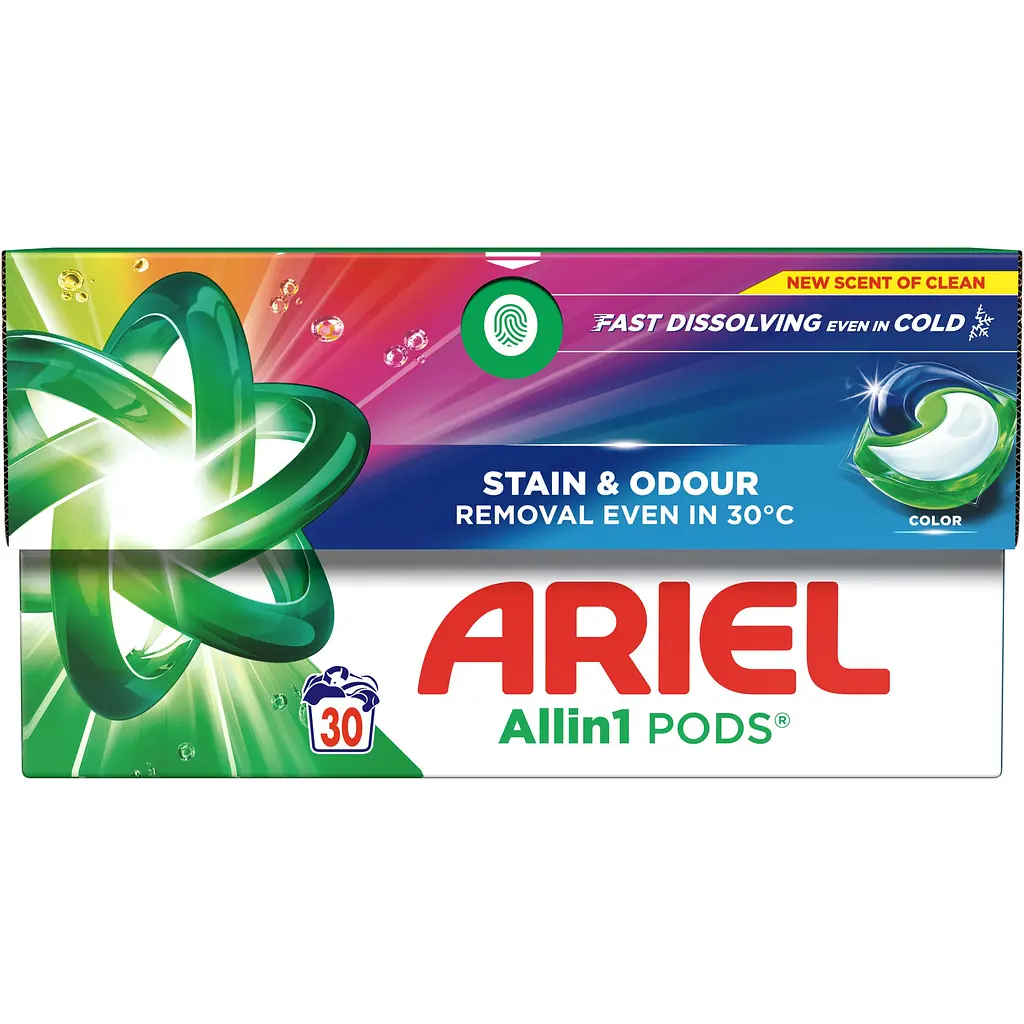 Капсулы для стирки Ariel Все-в-1 Для цветных вещей 30 шт. - фото 2