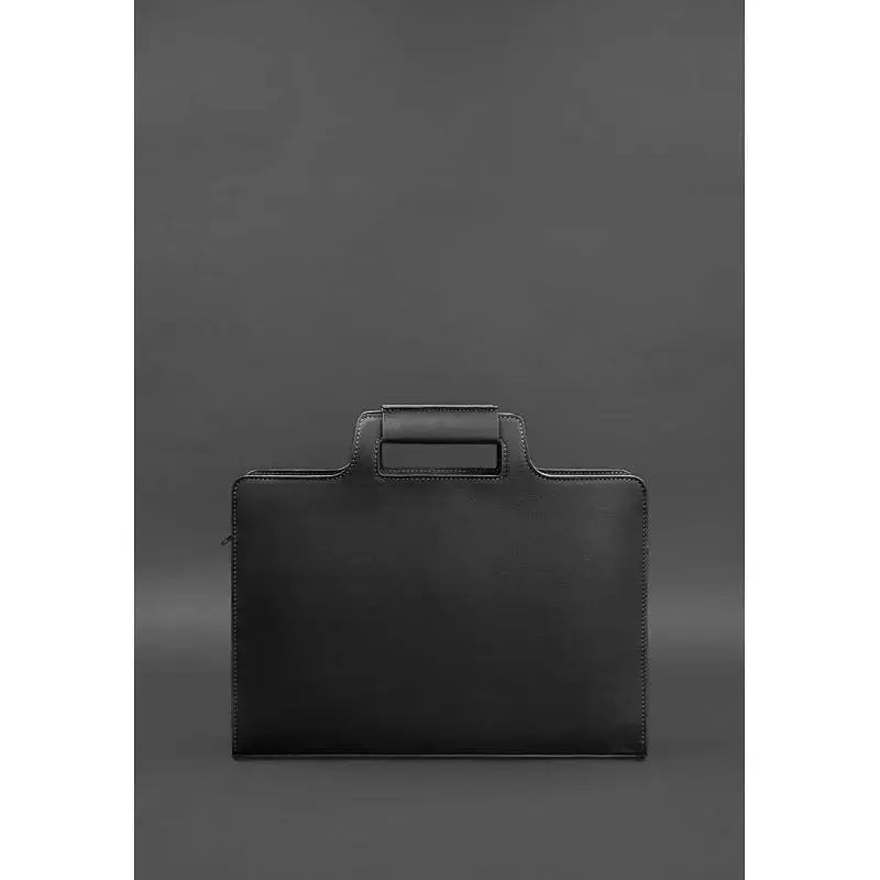 Сумка для ноутбука та документів BlankNote Жіноча шкіряна 15 Black (BN-BAG-36-g) - фото 4