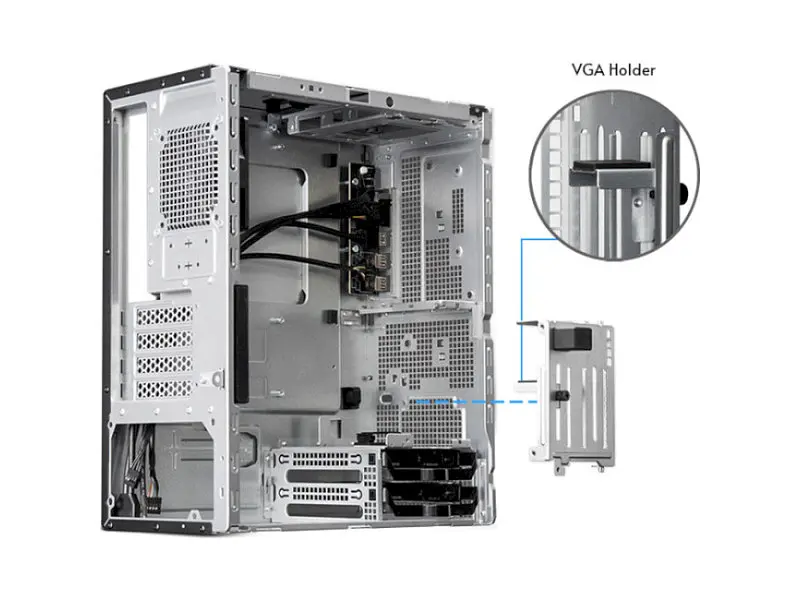Корпус Chieftec Uni BS-20B-OP Black - фото 4