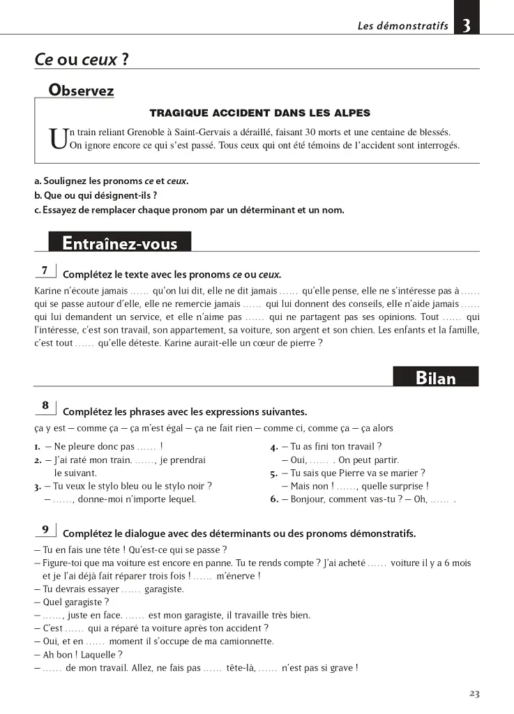 Les 500 Exercices de Grammaire Livre de l'eleve B1 + corriges - фото 15