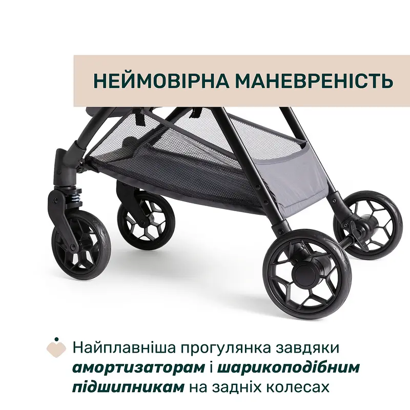 Прогулянкова коляска Chicco Urbino чорна (87138.95) - фото 6