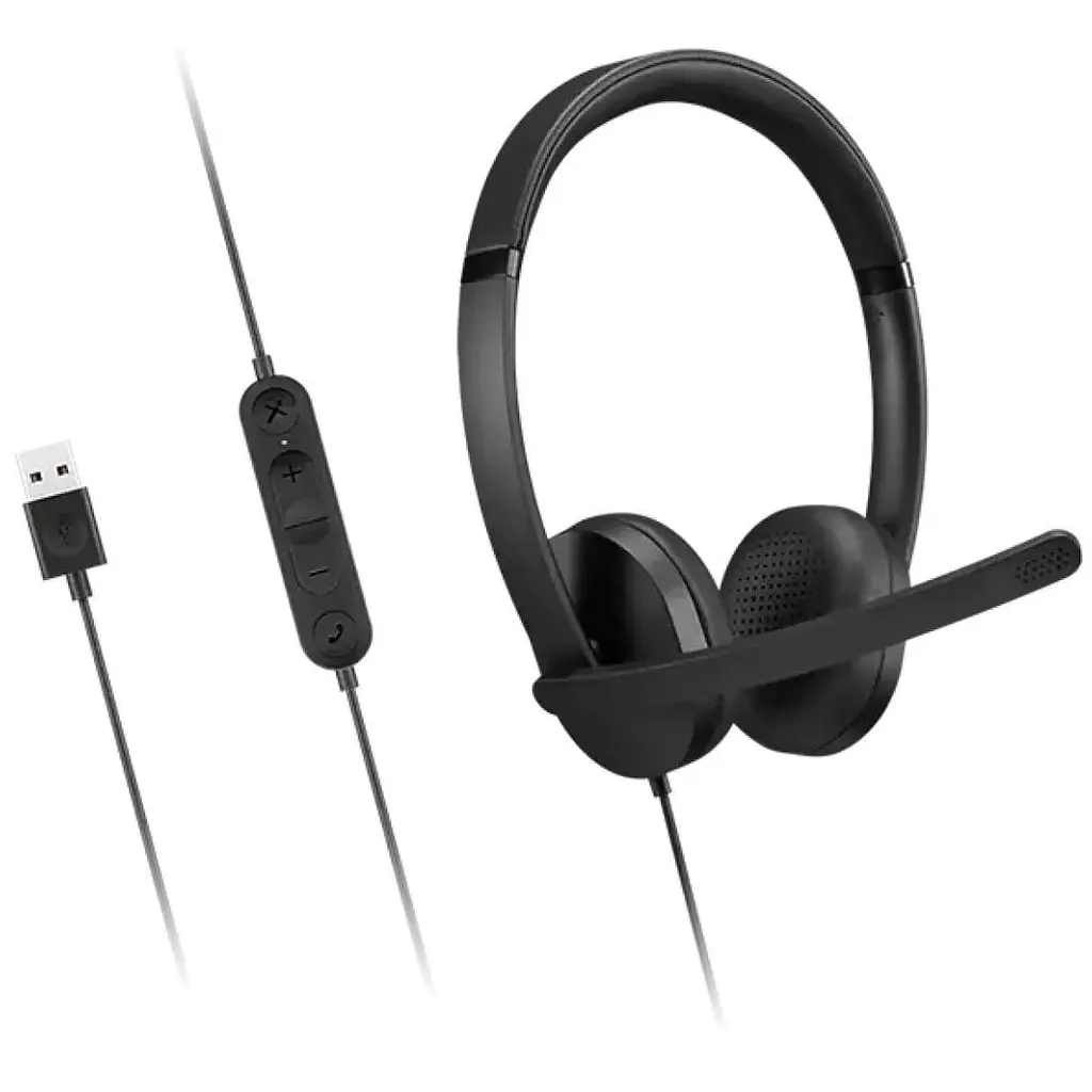 Гарнітура Lenovo USB-A Wired Stereo Headset Gen 2 (4XD1P83425) - фото 6