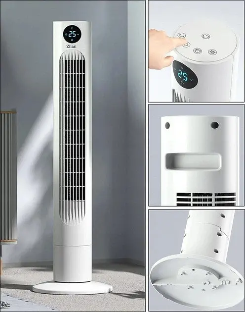 Вентилятор Zilan ZLN 1023 з пультом і LED-дисплеєм - фото 3