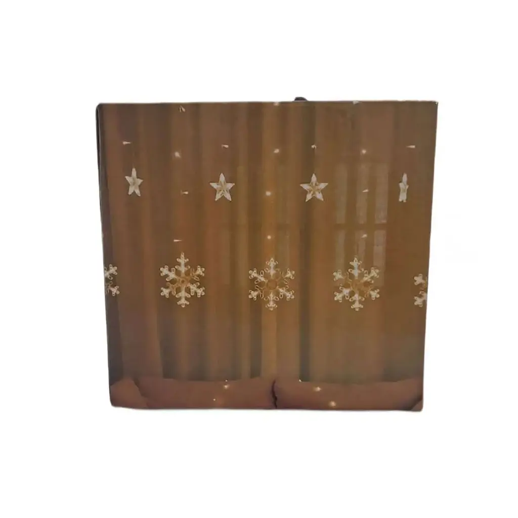 Гірлянда-штора GarlandoPro Зірки розмір 3x0.7 м 12 фігур, жовтий (1733056Y) - фото 8