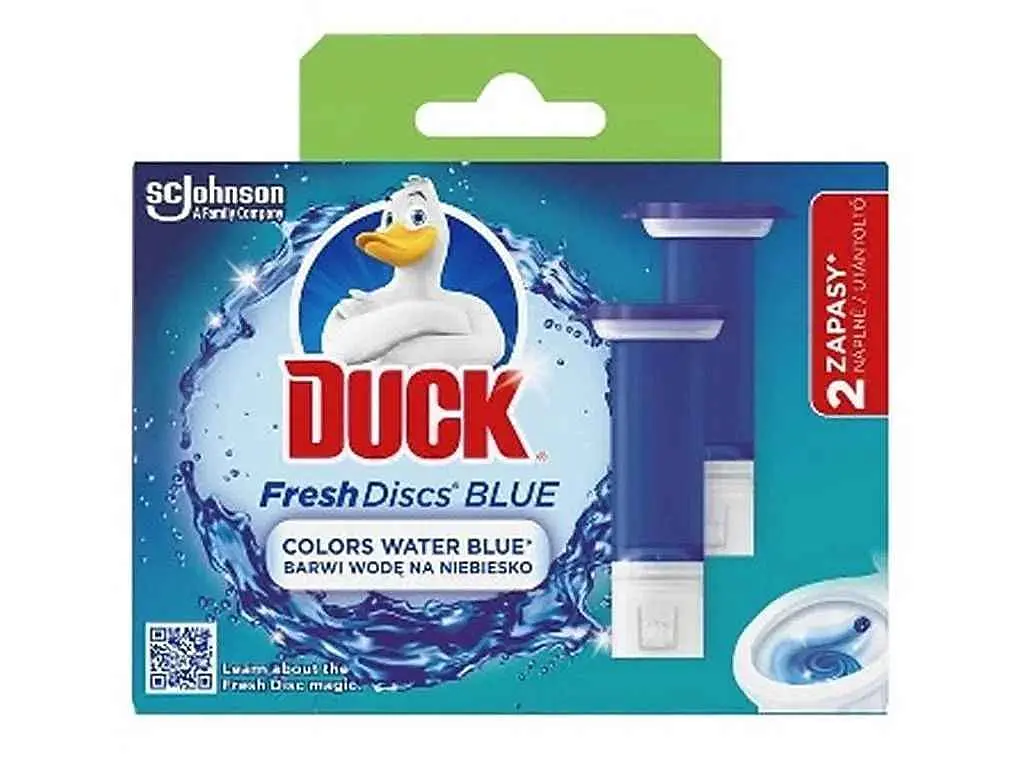 Блок Точковий для туалетів DUCK 2шт Блакить (змінний)