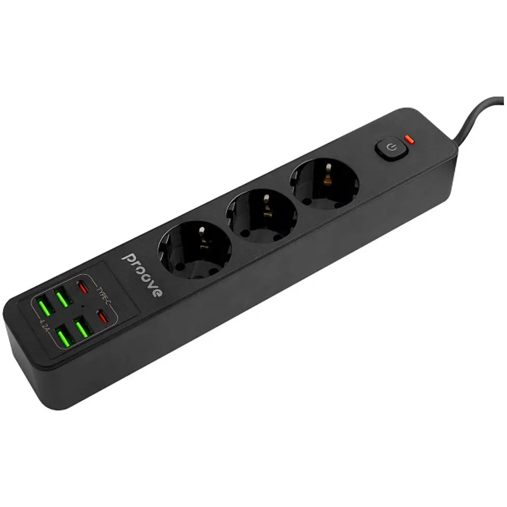 Мережевий фільтр Proove Power Strip P-03 (PSP342420001) [113908] - фото 4