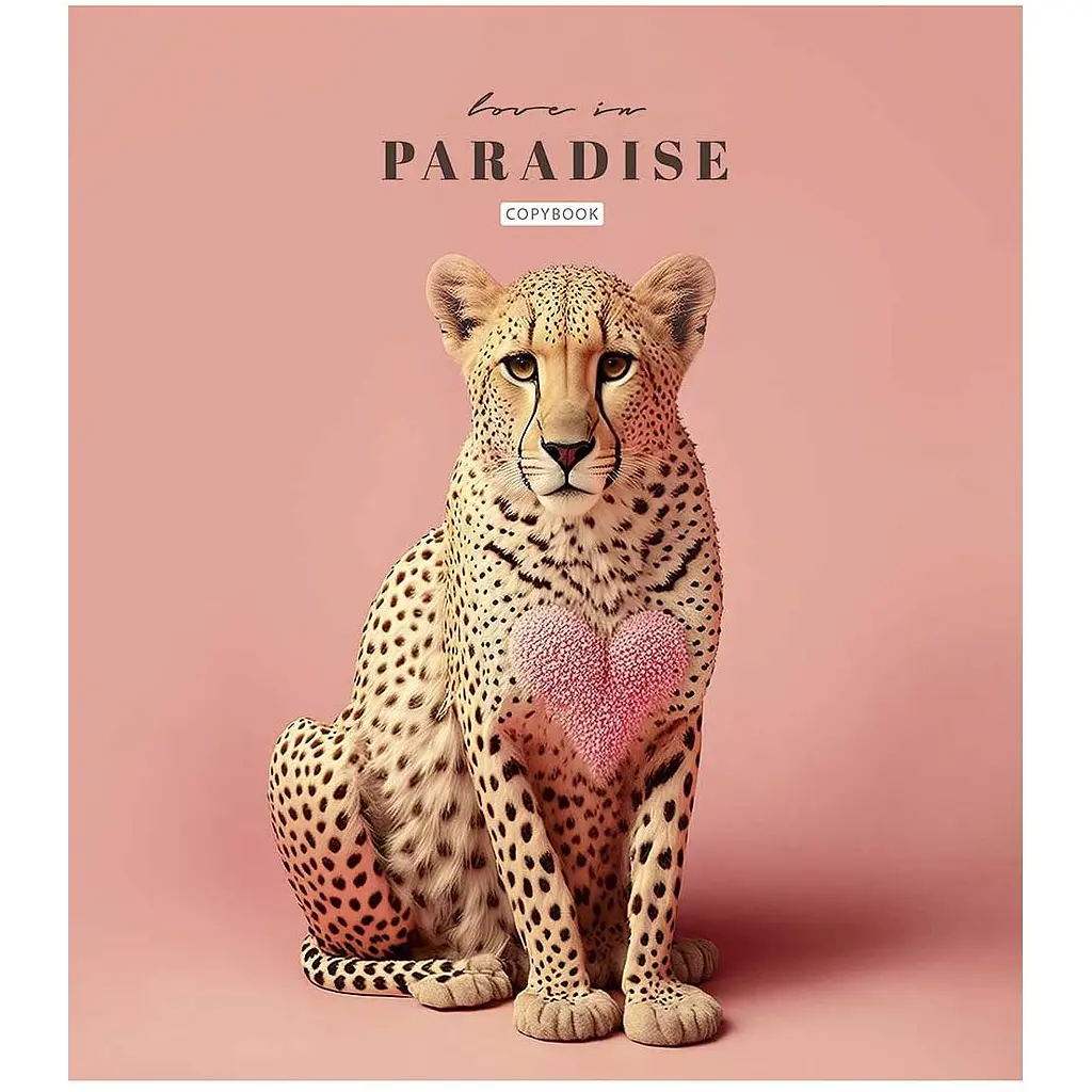 Зошит загальний Школярик Love in paradise в клітинку 48 аркушів УФ-лак 10 шт. (048-3256K) - фото 5