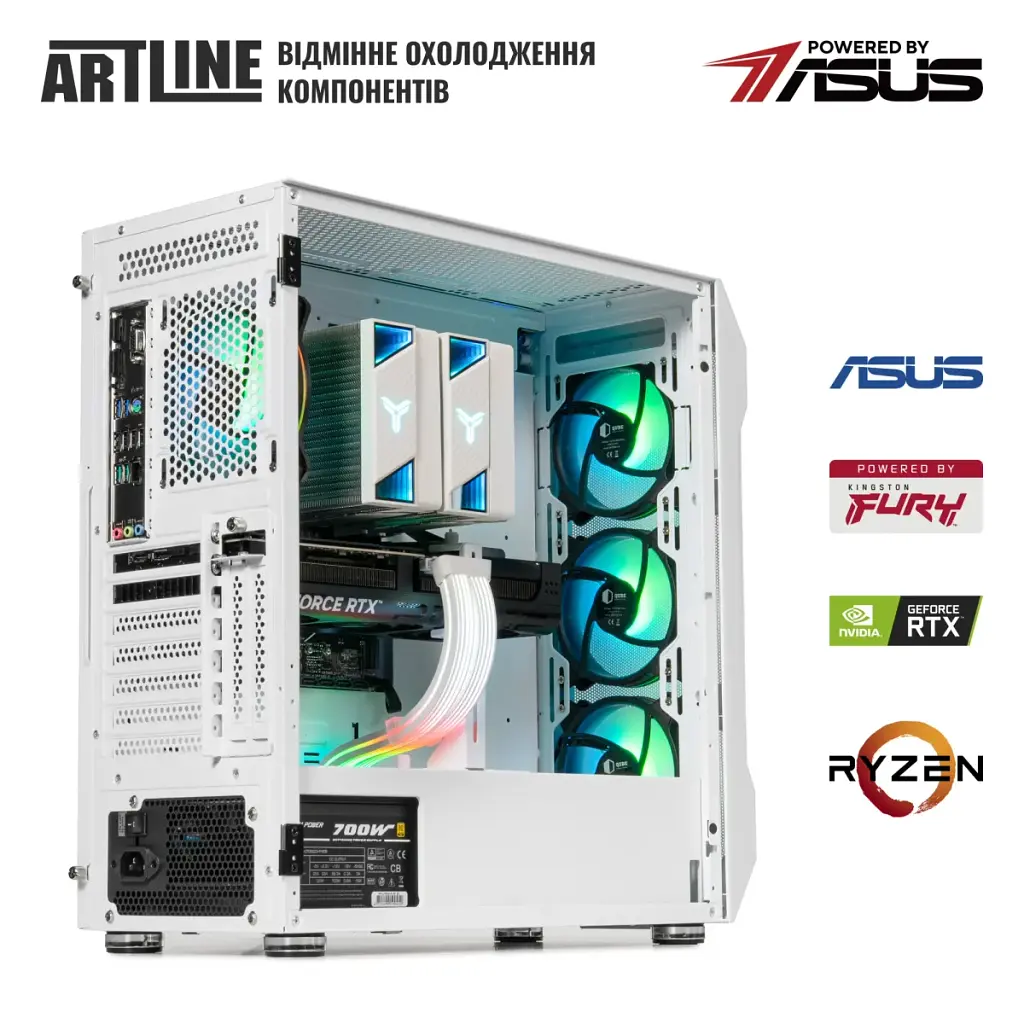 Комп'ютер Artline Overlord X83WHITE Windows 11 Home (X83WHITEv52Win) - фото 7