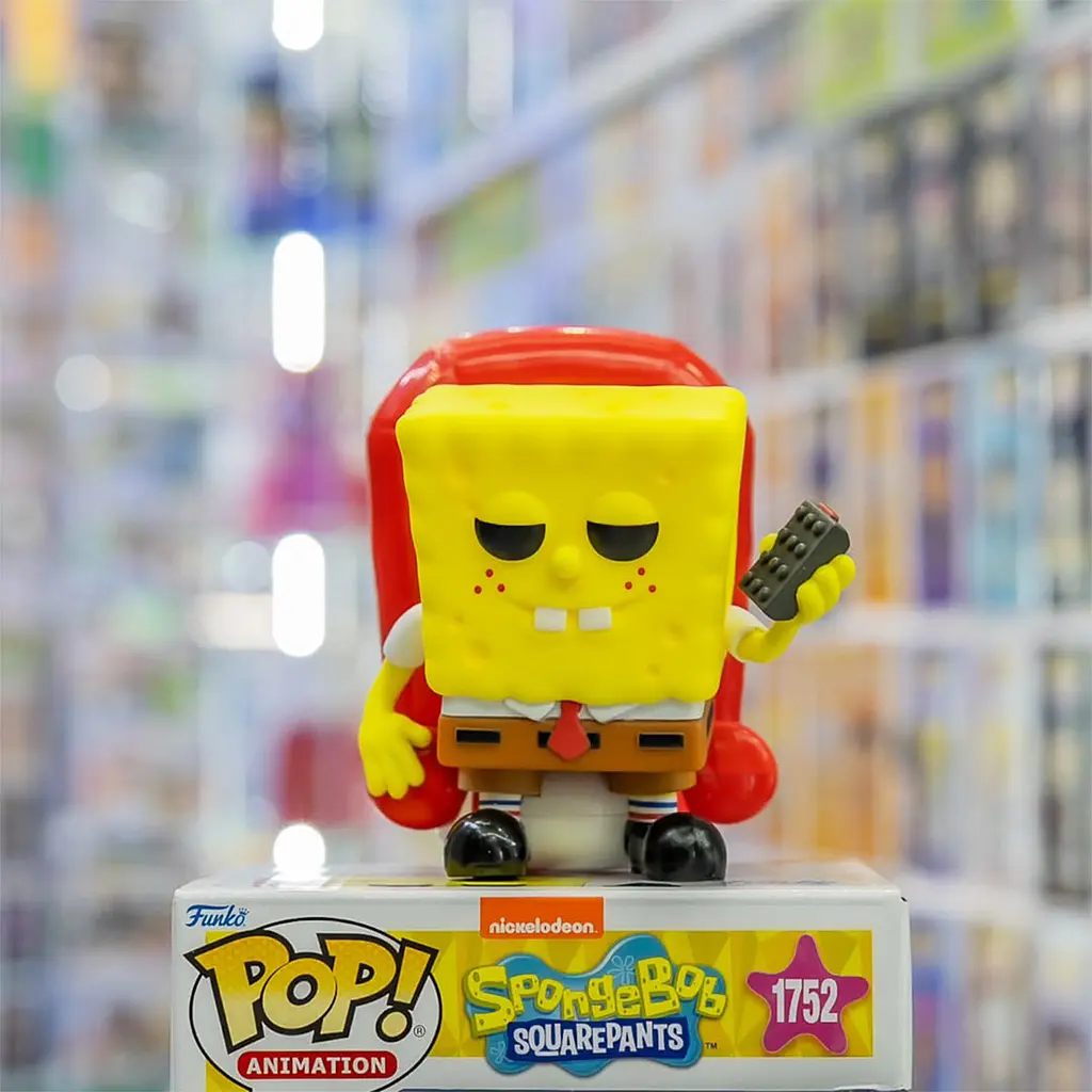 Игровая коллекционная фигурка Funko POP! серии Губка Боб - Мем (Ight Imma Head Out) - фото 3