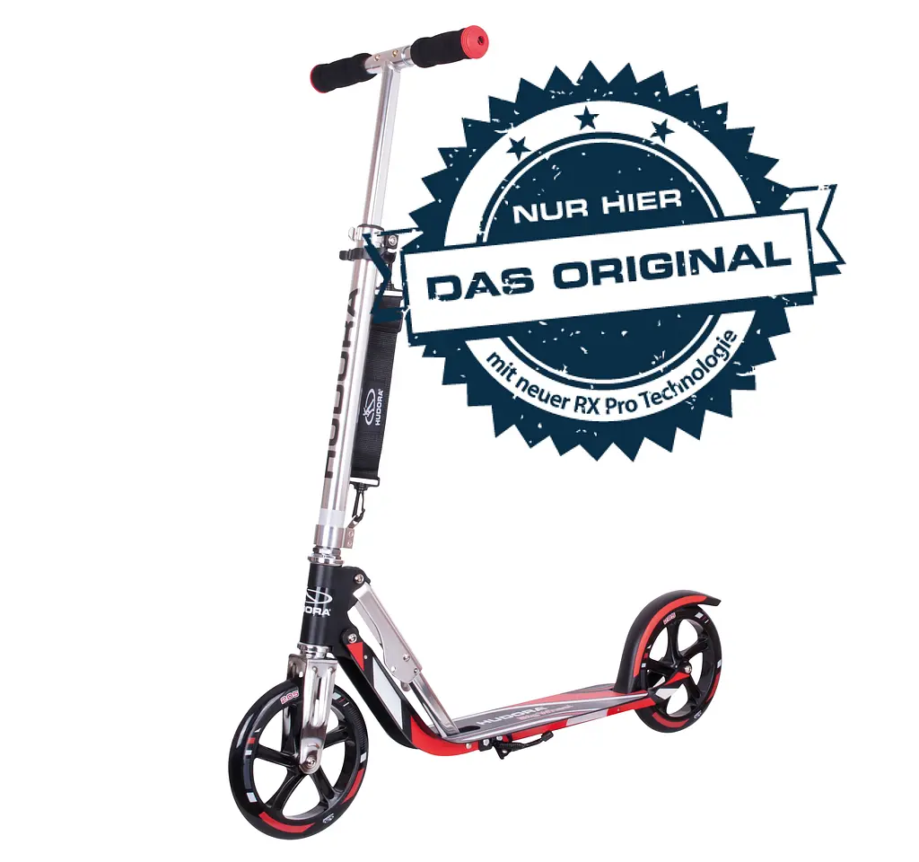 Самокат Hudora Big Wheel 205 червоний (14724) - фото 3
