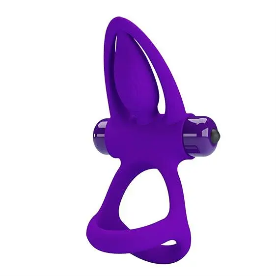 Ерекційне кільце - Pretty Love Vibration Cock Ring Purple - фото 2