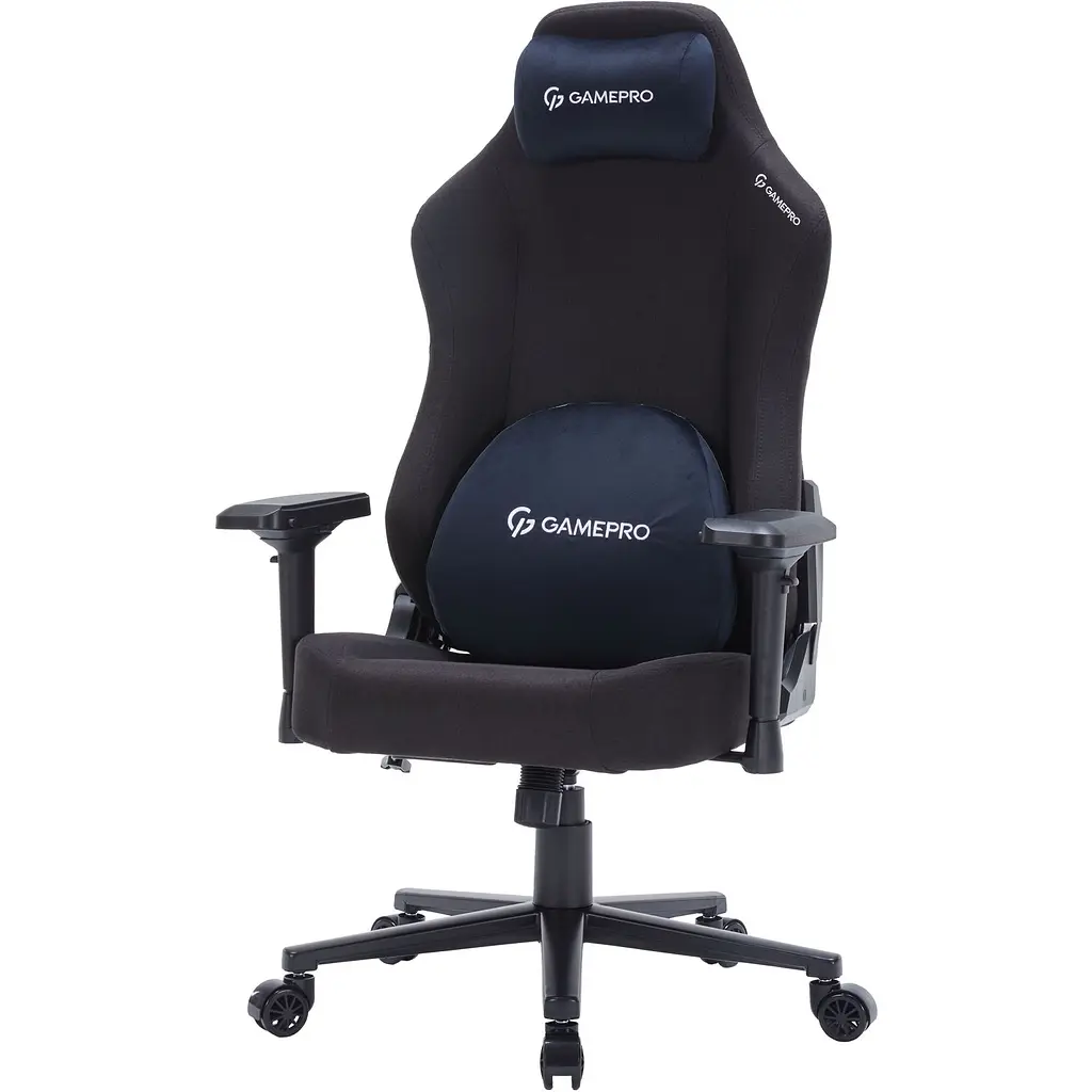 Ігрове крісло GamePro Size L Fabric Black (FGC750B) - фото 2