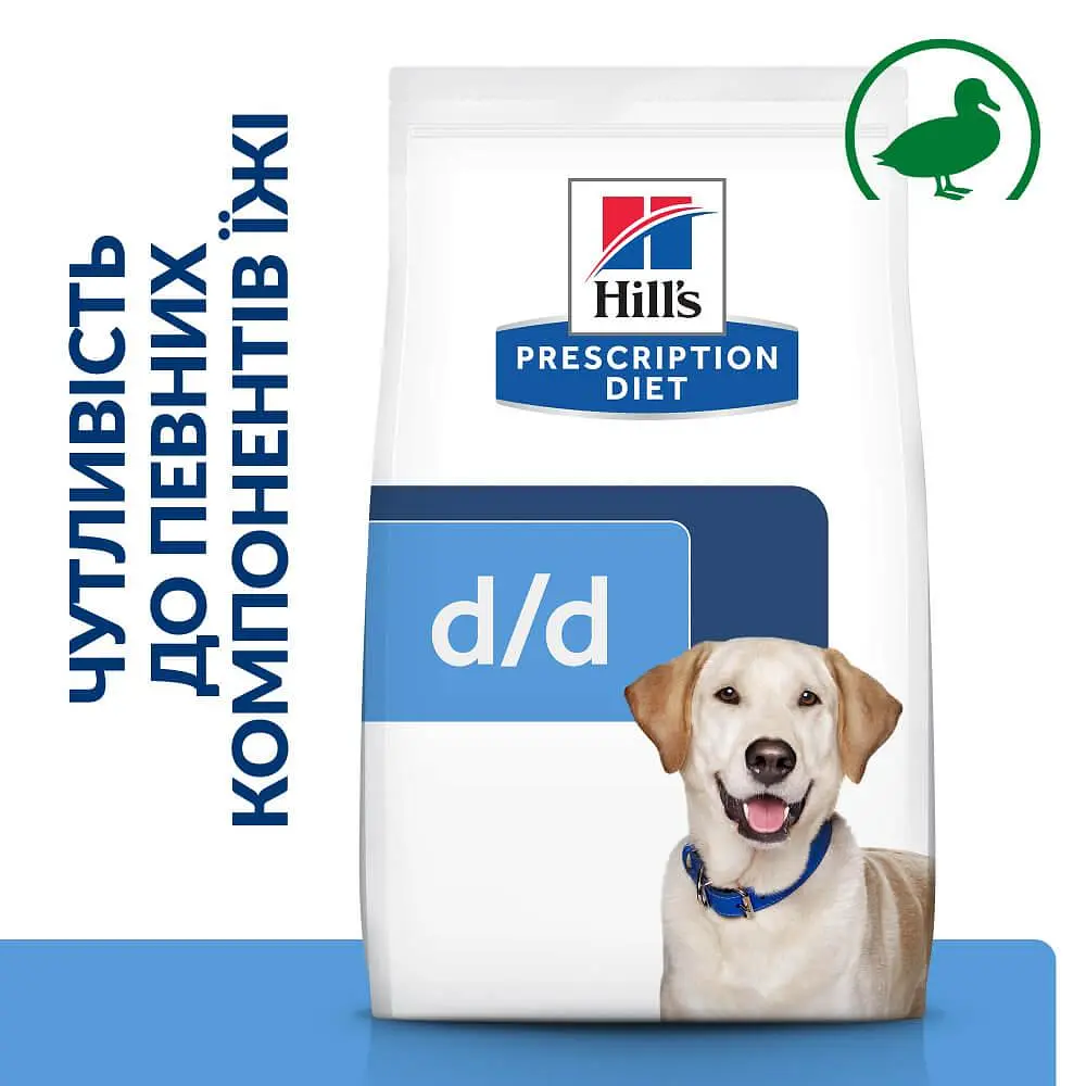 Сухий корм Hill’s Prescription Diet d/d для собак при харчовій алергії з качкою та рисом 12 кг - фото 2
