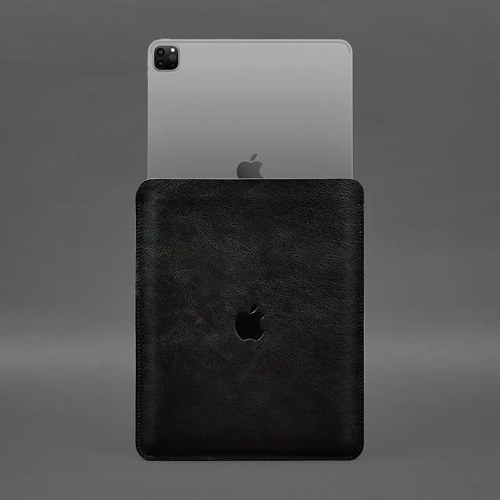 Шкіряний чохол-футляр для iPad Pro 12,9 Чорний BlankNote - фото 5