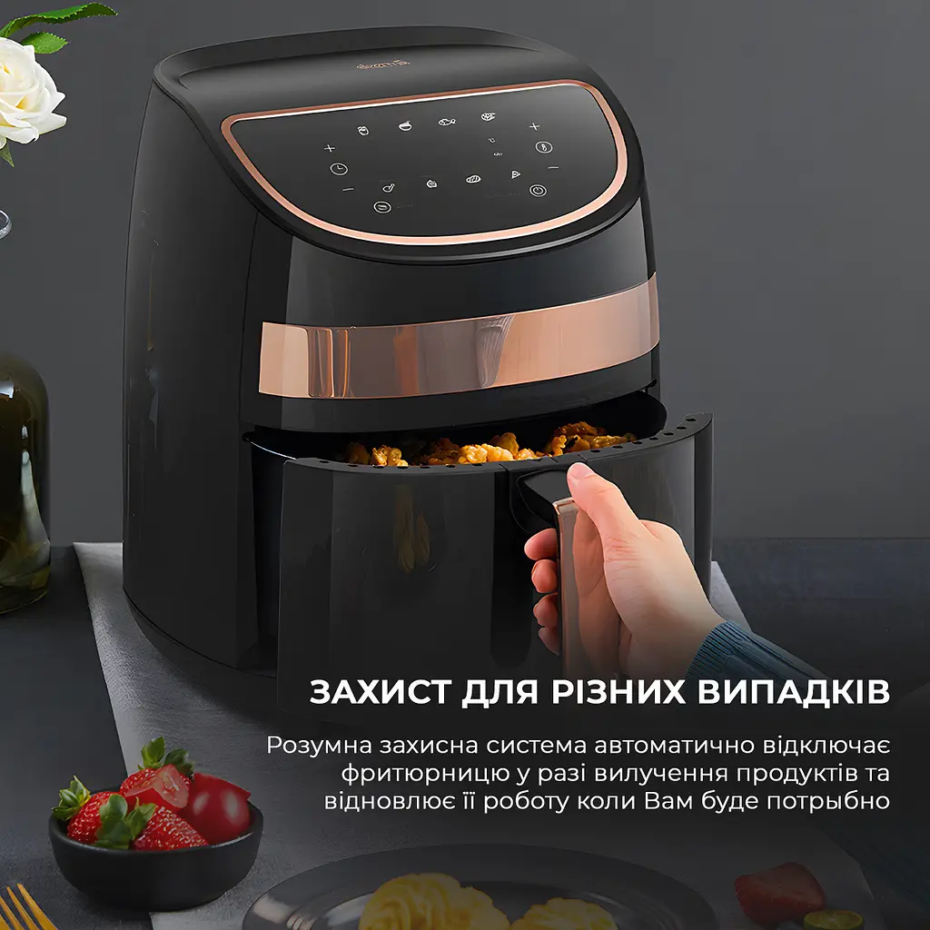 Мультипечь аэрофритюрница Deerma KZ100 DEM-KZ100 - фото 13