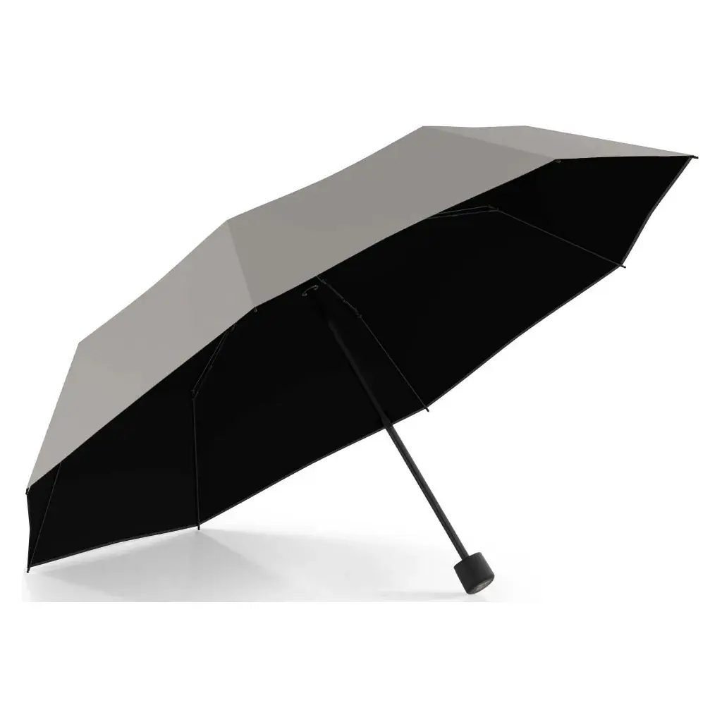 Парасоля Knirps A.050 Medium Manual Sandstone Black HeatShield механічна, складана (Kn95-7051-22502) - фото 4