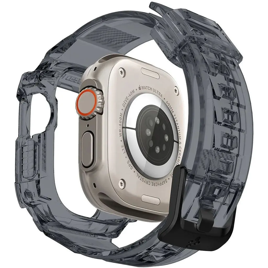 Чохол-ремінець Spigen Rugged Armor Pro для Apple Watch Ultra/Ultra 2 49mm Space Crystal (ACS06028) [149630] - фото 10