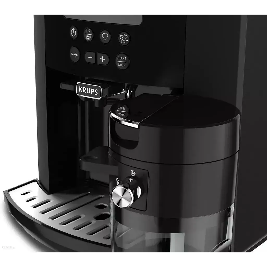 Автоматический экстрактор KRUPS Arabica Latte EA819E10, 1.7 л 1450 Вт 15 бар антрацит - фото 3