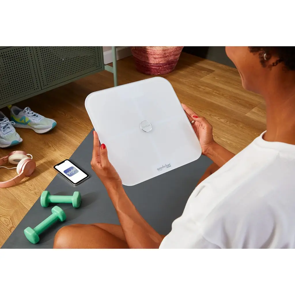Ваги підлогові Tefal Goodvibes Sport Bluetooth 180 кг 4xAAA в комплекті скло білі - фото 13