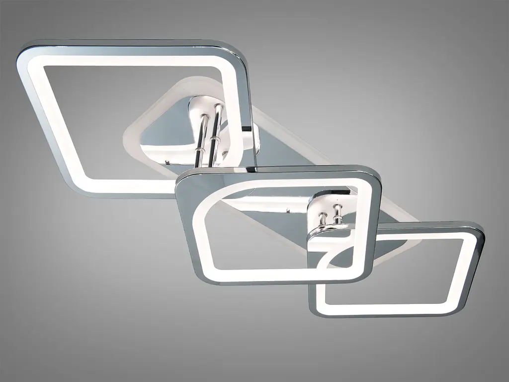 Люстра потолочная Romin 8060 золото LED 75Вт с пультом - фото 3