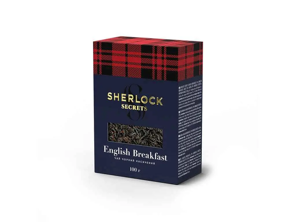 Чай фасований чорний Sherlock Secrets 100 г English Breakfast