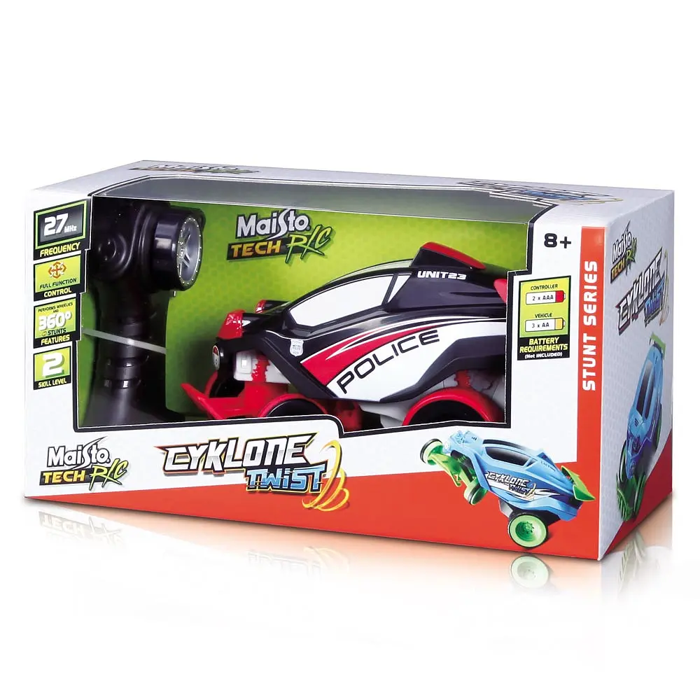 Автомодель на радіокеруванні Maisto Tech RC Cyklone Twist чорний (82094 red/black) - фото 3