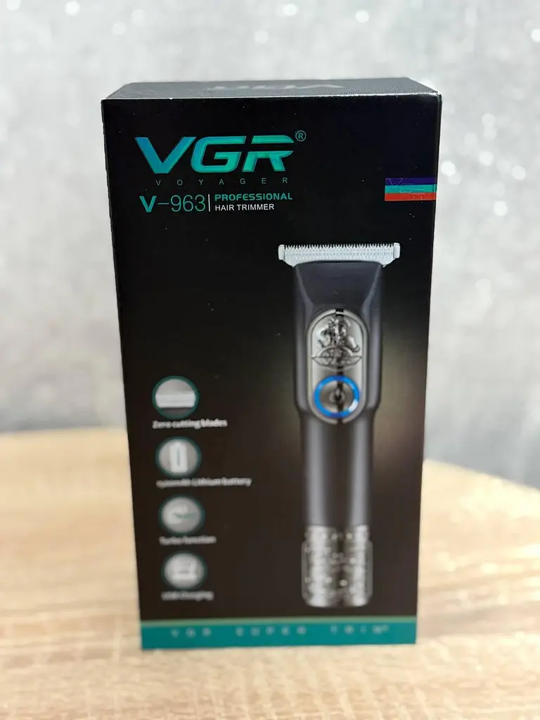 Професійний акумуляторний тример для стрижки волосся VGR V-963 - фото 7