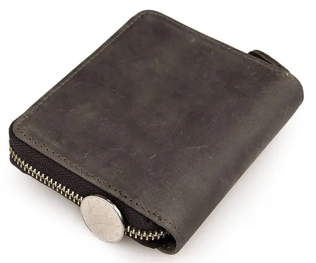 Чоловічий шкіряний гаманець Vintage 10х11.5 см acs0015368 - фото 3