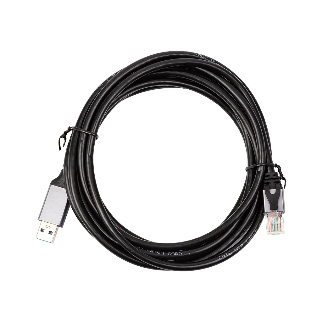 Кабель для передавання даних PowerPlant USB AM to RJ45 Ethernet CAT6 UTP 3.0m (CA914999)
