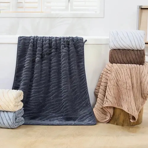Рушник лицьовий з мікрофібри 100*50 см Монарх MALLORY HOME - фото 3