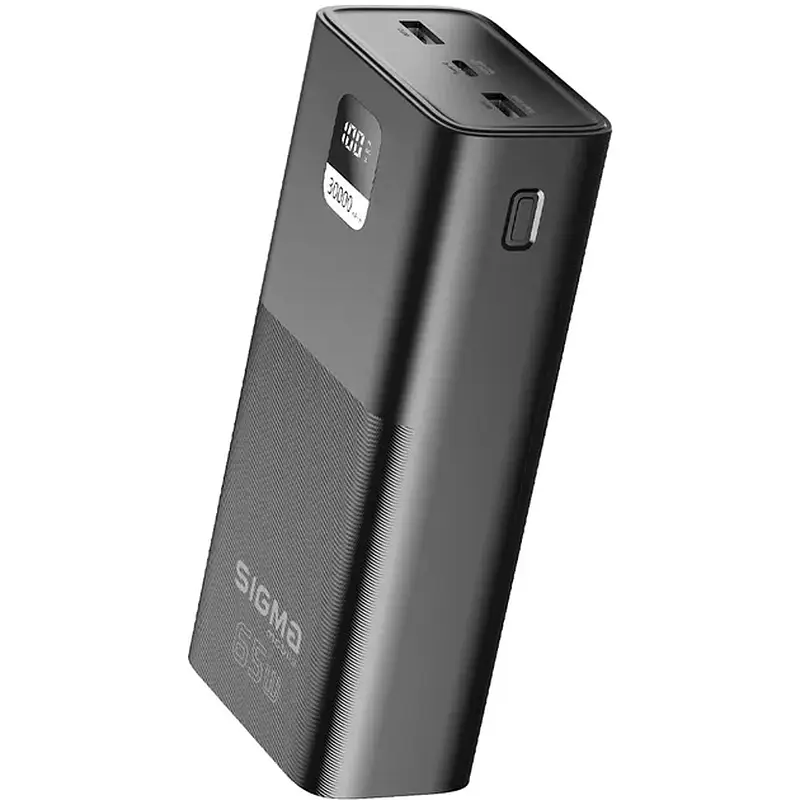 УМБ Sigma mobile X-power SI30A6QLX 30000 mAh PD65W Black (4827798835111) - фото 4