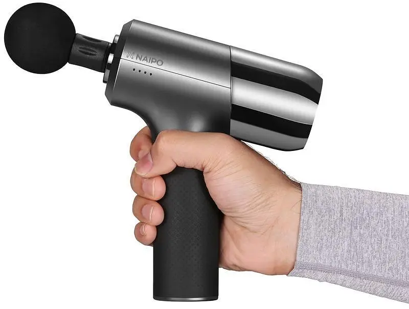 Масажер перкусійний ручний NAIPO Massage Gun для тіла без підігріву; модель - NP-MG02 - фото 4