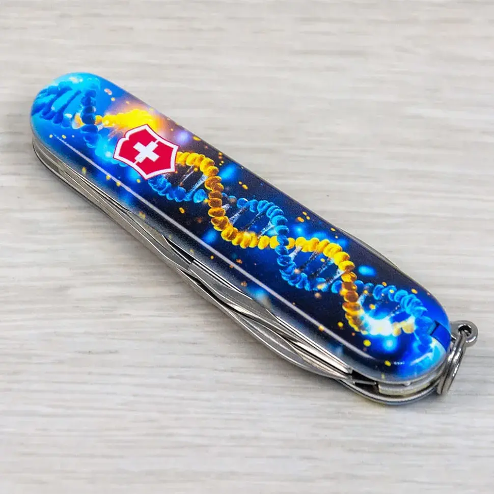 Складаний ніж Victorinox SPARTAN UKRAINE ДНК Українця 1.3603.3.T3270pw - фото 8