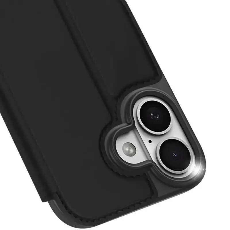 Чохол-книжка Dux Ducis з кишенею для візиток для Apple iPhone 17 (6.3) Чорний - фото 5
