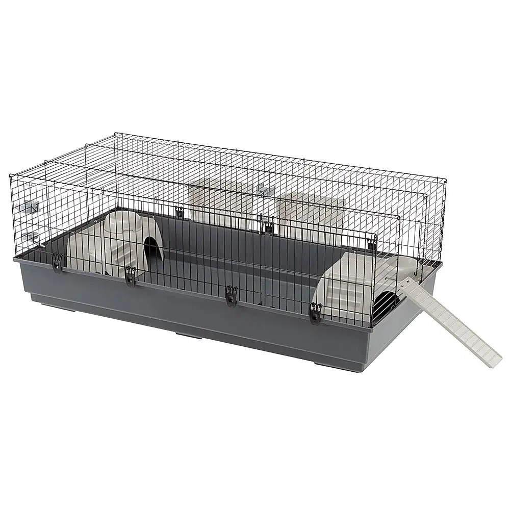 Клітка для кроликів і морських свинок Ferplast Rabbit 140 сіра 140×71×51 см 57051414