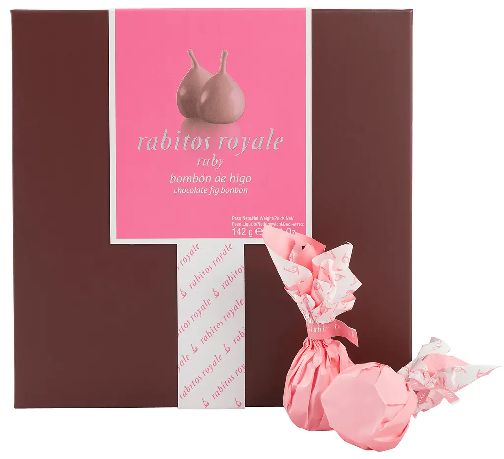 Конфеты Rabitos Royale Ruby инжир в розовом шоколаде 142 г - фото 2
